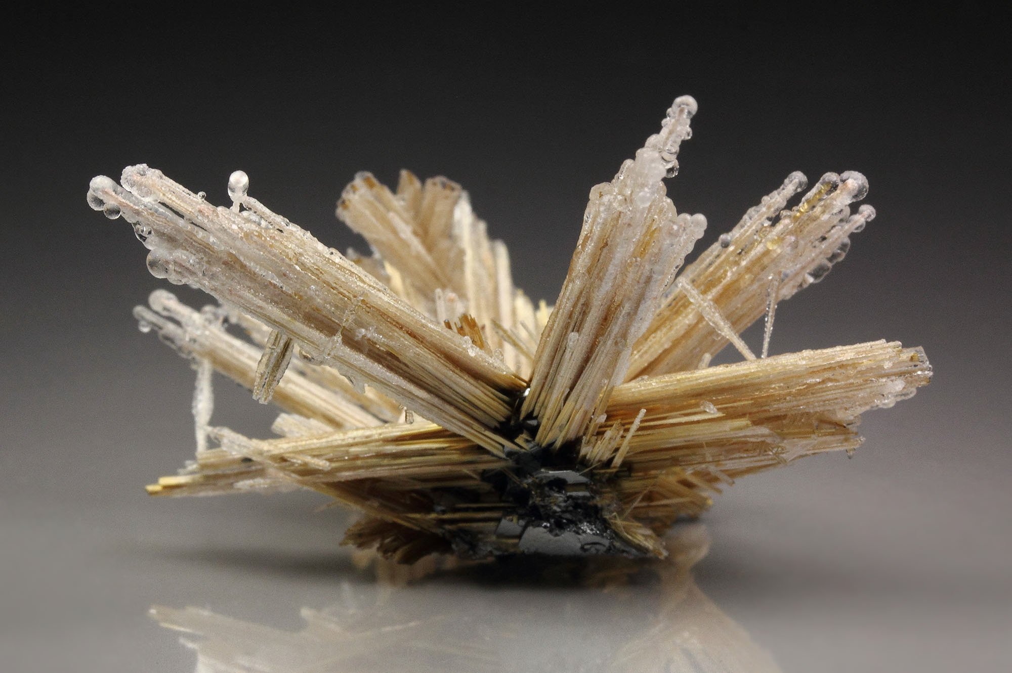 RUTILE, HEMATITE, OPAL-AN