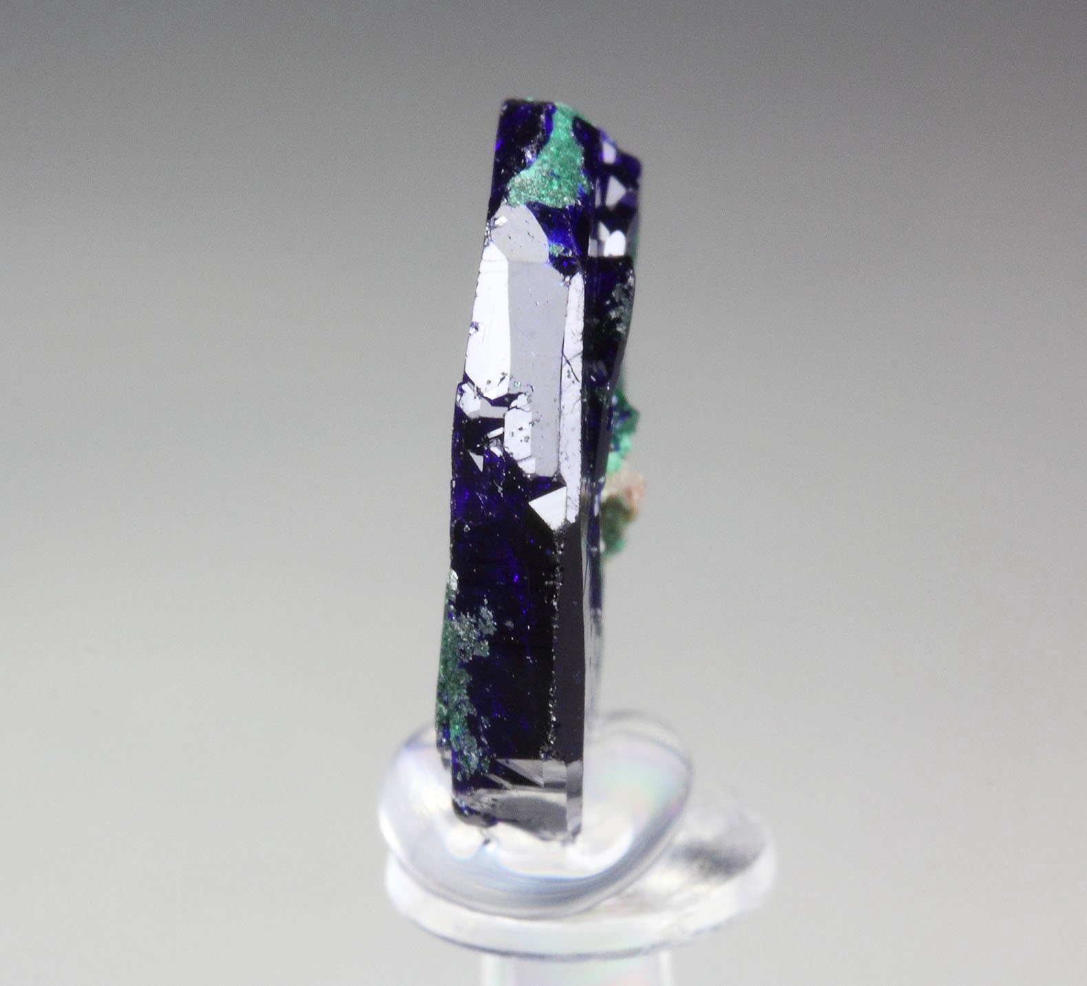 AZURITE, MALACHITE pseudomorph