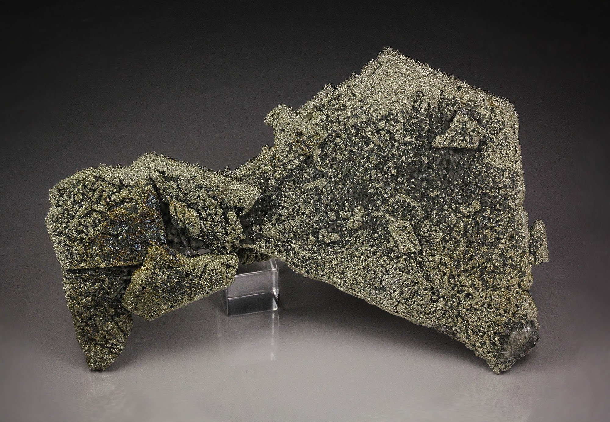 PYRITE epimorph after CALCITE