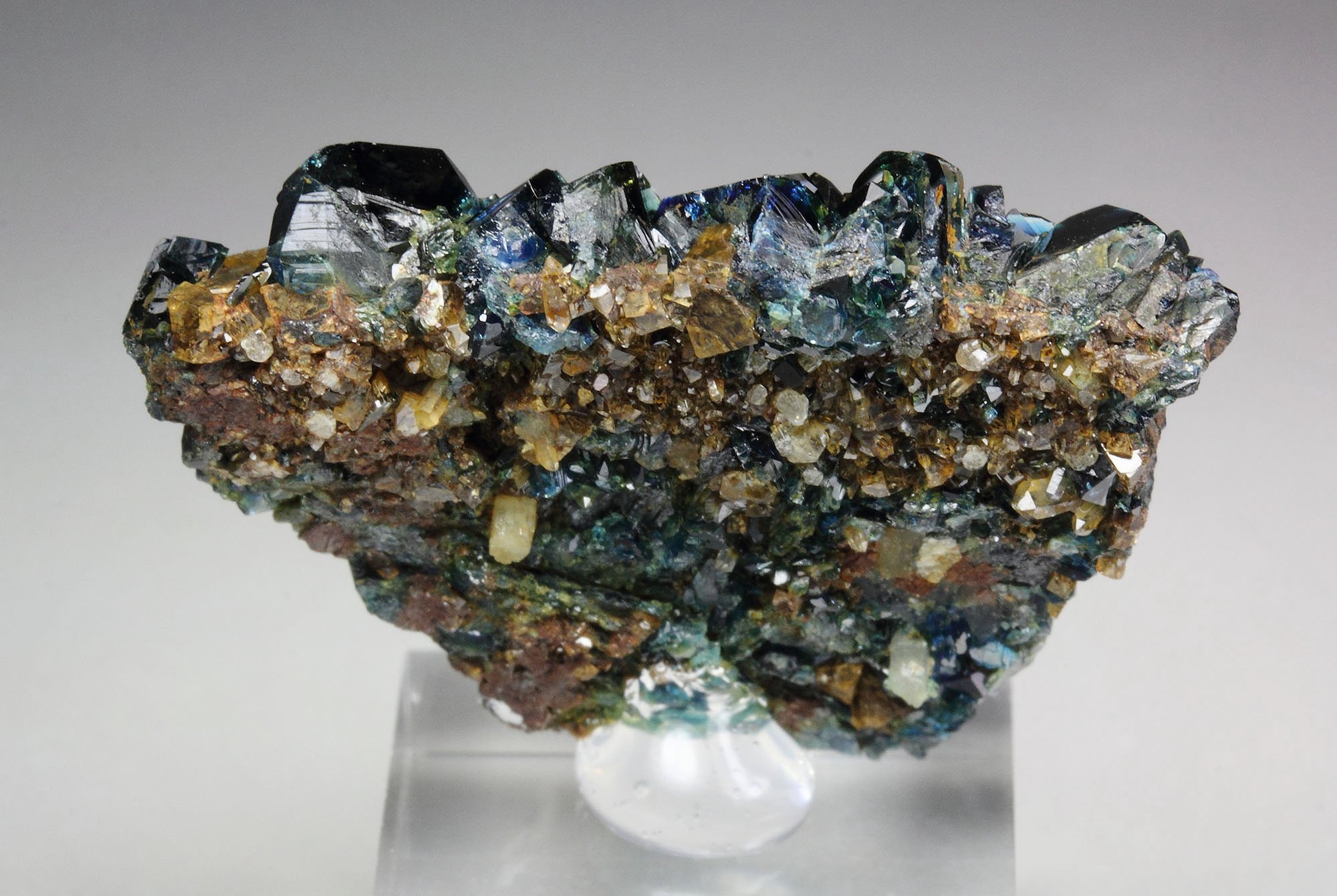 gemmy LAZULITE, SIDERITE