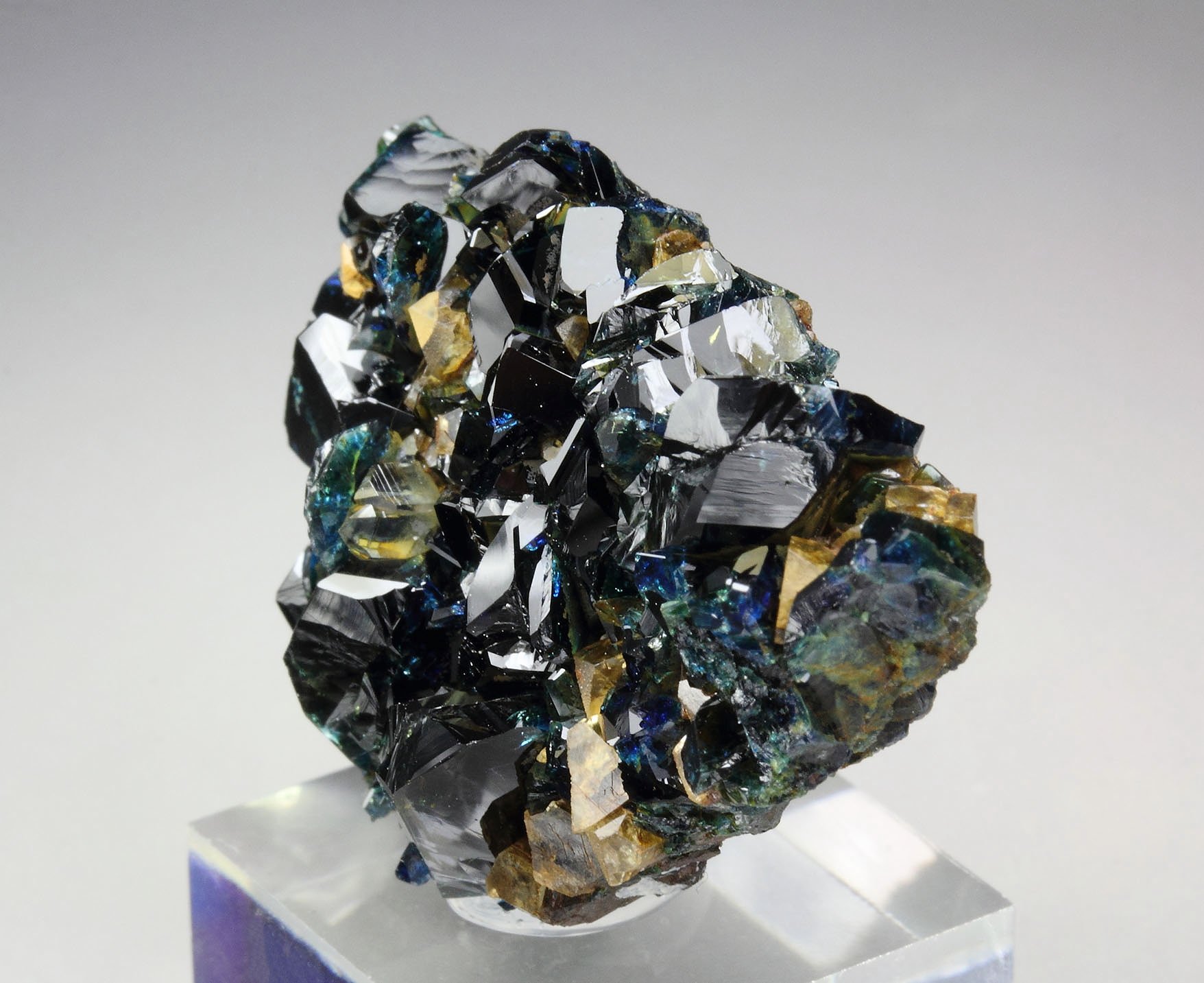 gemmy LAZULITE, SIDERITE