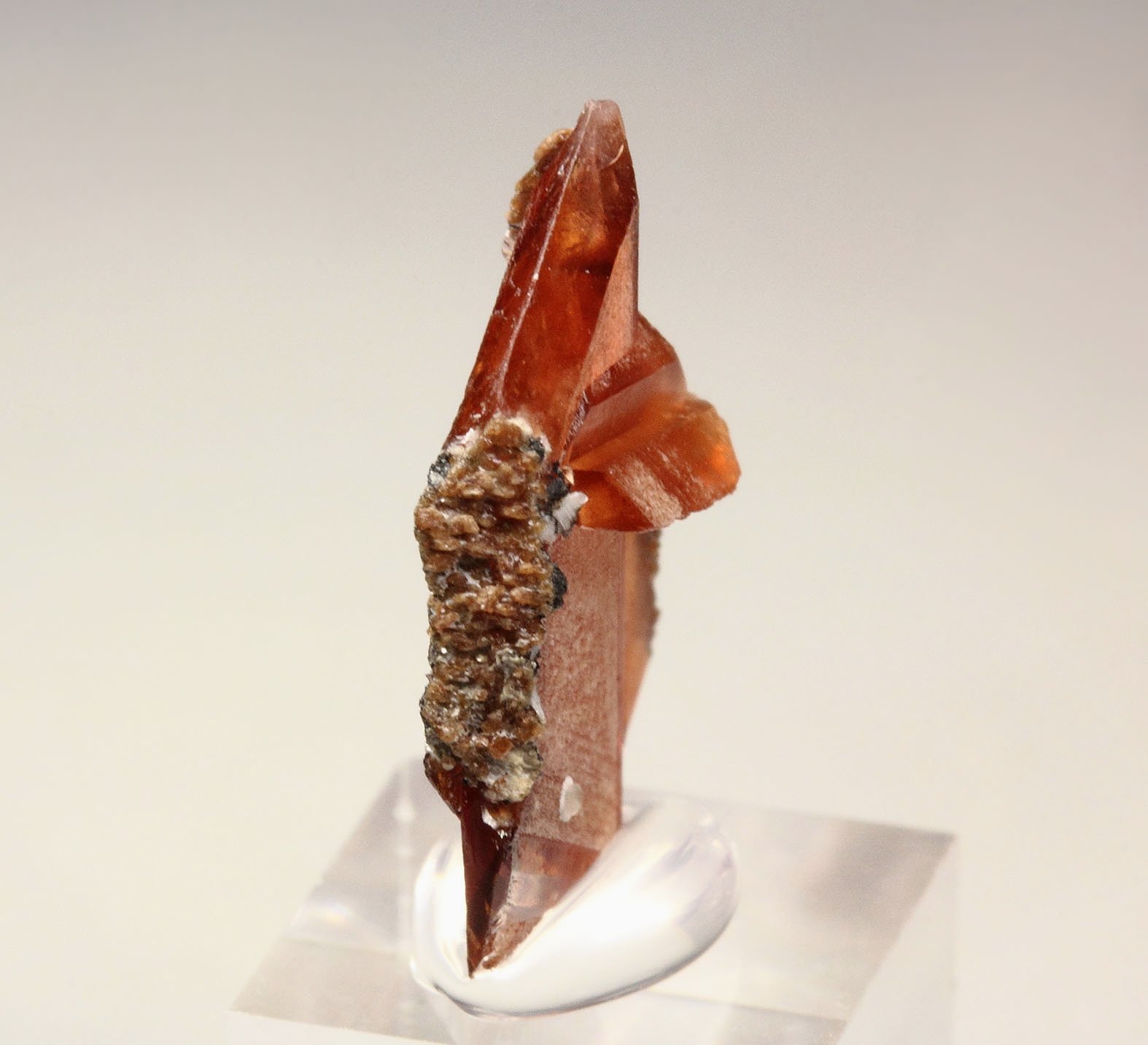 gemmy RHODOCHROSITE twinned